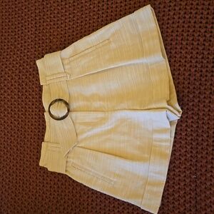 Sezane ecru rome shorts 34/xs
